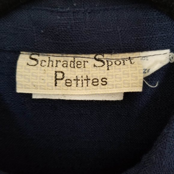 Vintage Schrader Sport Blue Shirtdress - Picture 6 of 6